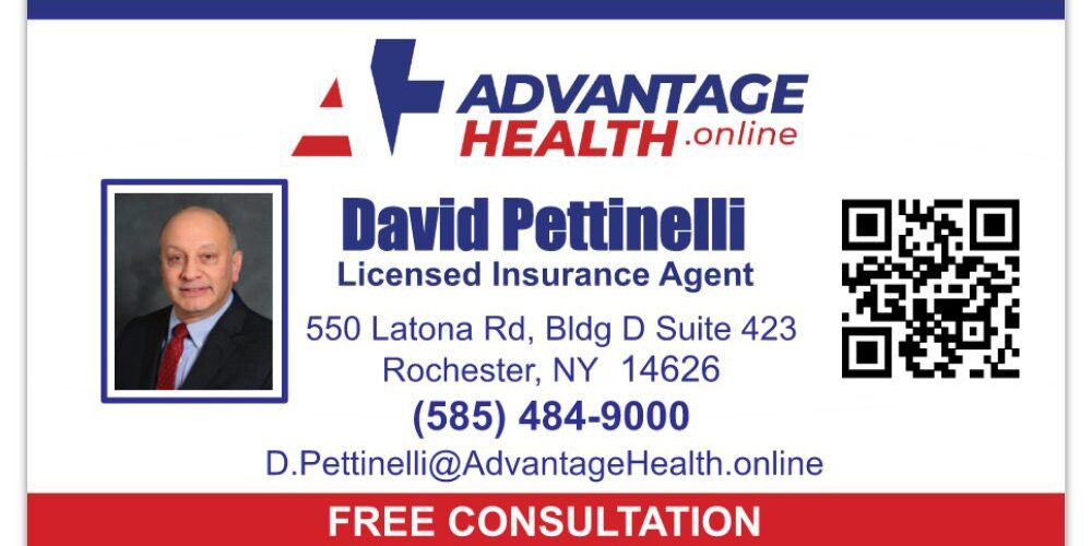 A business card with an image of a person and the name david pettinelli.